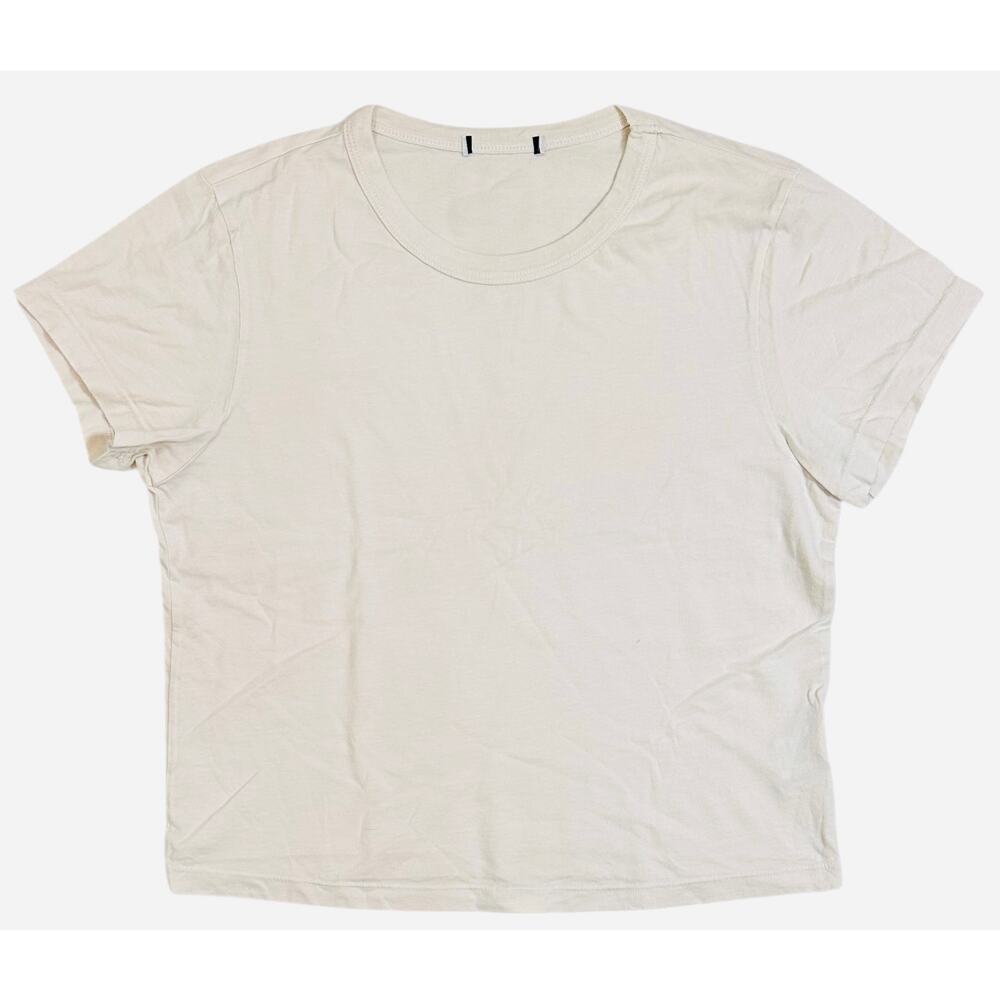 Buck Mason Women's Pima Supima Cotton Boxy Crewneck Made in USA Tee T-Shirt